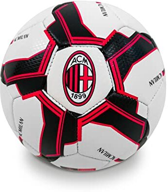 Mondo Sport -Pallone Da Calcio Cucito A.C. Milan, Colore Nero, size 2, 144934