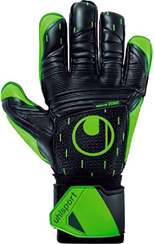 Uhlsport Classic Soft Advanced Calcio Guanti da Guardiano Bambino e Adulto, Guanti da Calcio Guardiano, Guanti da Calcio con Fissaggio al Polso Tessuto Traspirante