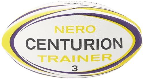 Centurion , Nero Palla da Allenamento Rugby, Giallo (Giallo), Size 3
