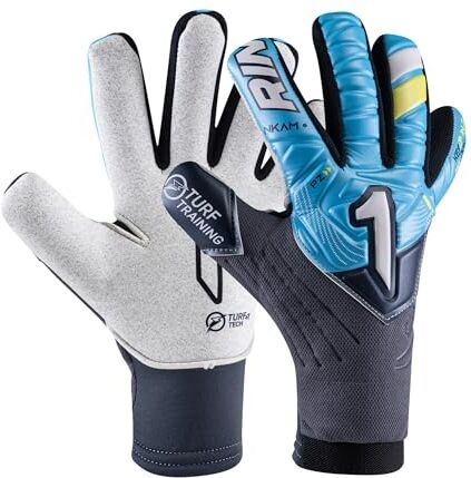 Rinat Guanti da portiere da calcio NKAM Training Adulto Blu Unisex Taglia 10