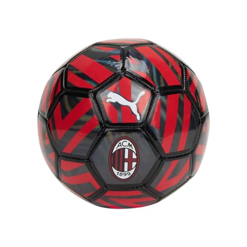Puma AC Milan Pallone da calcio Fan Ball,  Black For All Time Red, Mini