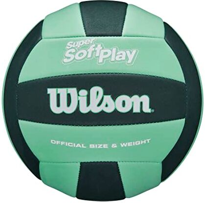 Wilson Pallone da Pallavolo Super Soft Play, Pelle Sintetica, Utilizzo Indoor e Outdoor, Adatto anche per Beach Volley