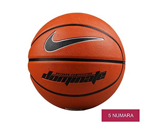 Nike Pallone da Basket Dominate 8P, Unisex Adulto, Bottiglia., N.Ki.00.847.05, Ambra/Nero/Platino/Nero, 5