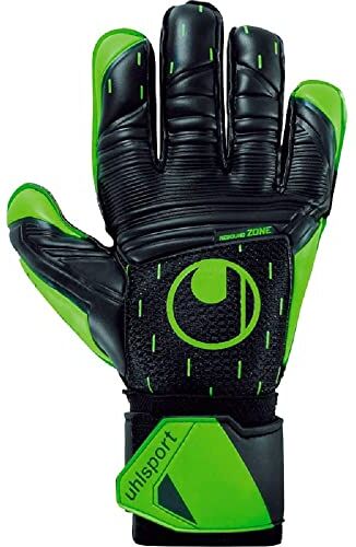 Uhlsport Classic Soft Advanced Football Guanti da portiere per bambini e adulti, guanti da calcio portiere, guanti da calcio con fissaggio al polso, in tessuto tessile traspirante