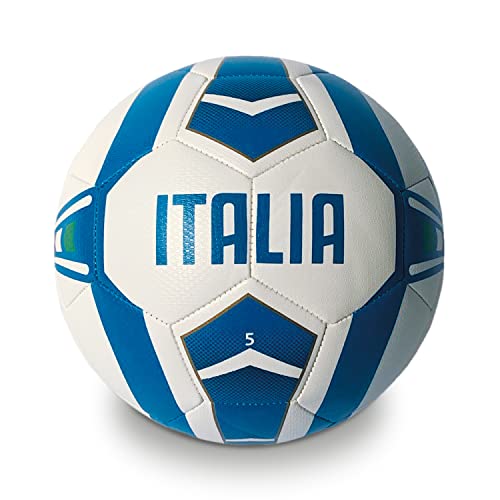 Mondo Sport Pallone da Calcio Cucito ITALIA TPU Misura 5 400 grammi