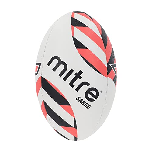 Mitre Pallone da rugby  Sabre, fodera estremamente resistente, peso ufficiale, di grande successo