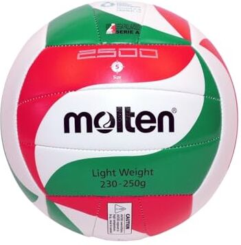 Molten Pallone Volley  V5M2501-L erede del Volley School taglia unica