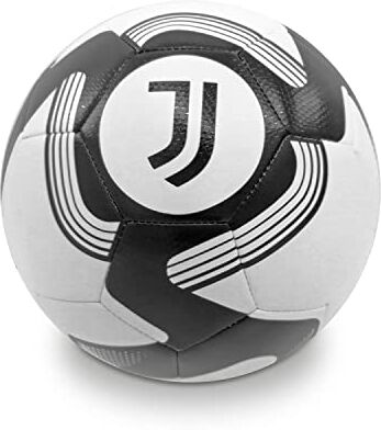 Mondo Sport Pallone da Calcio Cucito F.C. Juventus, Size 5, 410 g, Prodotto Ufficiale, Colore Bianco/Nero,