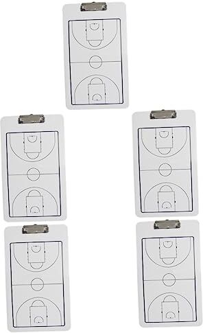 CLISPEED Lavagne 5 Pezzi Accessori Per Palloni Basket Per Ufficio Accessori Per Palloni Calcio Al Coperto Lavagna Per Scrivere Appunti Per Appunti Di Calcio Scacchiera Per Pallacanestro