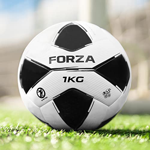 FORZA Pallone Calcio Pesante Palloni Pesanti Da 1kg [Pacco Da 8]   Palla Da Calcio Per Allenamento Portiere   Pallone Allenamento Calcio   Pallone Da 1kg (Misura 5), Pacco Da 8