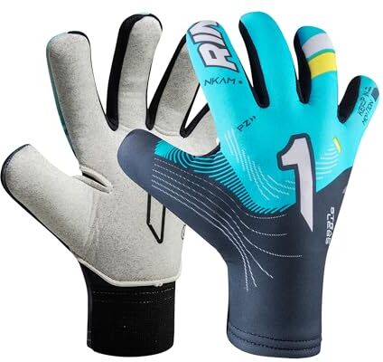 Rinat Guanti da portiere da calcio NKAM AS Adulto Verde Acqua Unisex Taglia 8