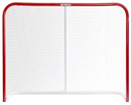 Base Street hockeytor 54", Cancello 137 x 112 x 51 cm, Pieghevole, per Esterni, con Telaio in Metallo, Giardino, Porta per Palle da Hockey e Puck Gioventù Unisex, Colore: Rosso