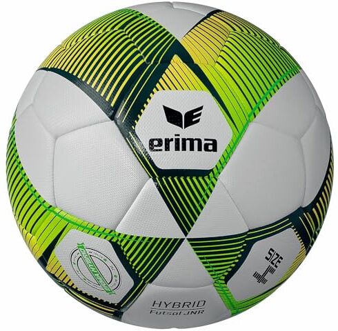 Erima Ibrid Futsal Calcio Verde/Giallo 4