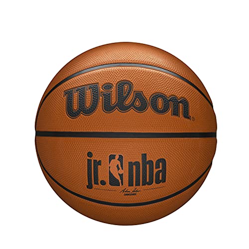 Wilson Pallone da Basket JR NBA DRV, Utilizzo Outdoor, Gomma, Misura 4, Marrone