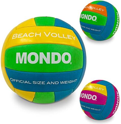 Mondo Toys Pallone da Beach Volley BEACH size 5 pallavolo 270 g Colore giallo / arancione / blu / fucsia