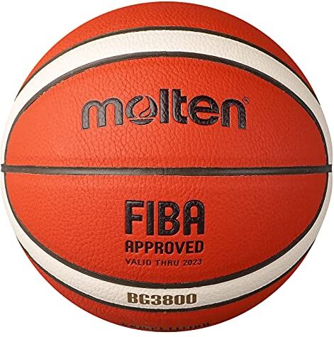 Molten Pallone Da Basket, Colore: Arancione/Avorio 6