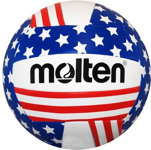 Molten Pallavolo ricreativo a stelle e strisce, rosso/bianco/blu