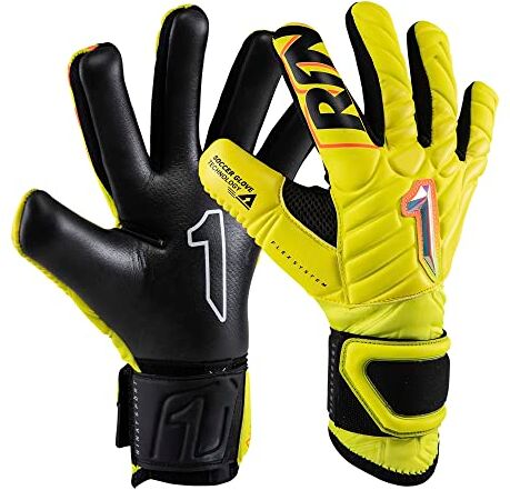 Rinat Guanti Portiere Meta GK Alpha, Giallo, Adulto, Unisex, Taglia 8