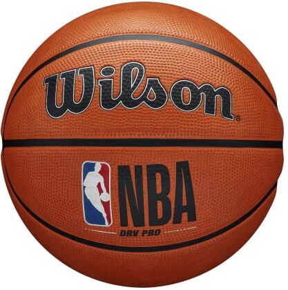 Wilson Pallone da Basket NBA DRV PRO, Utilizzo Outdoor, Gomma Tackskin, Misura: 6, Marrone