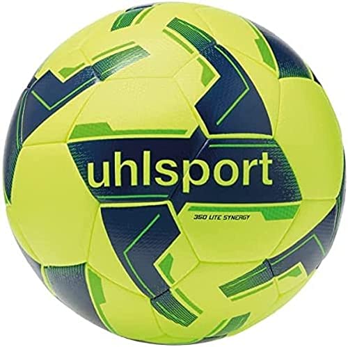Uhlsport 350 LITE SYNERGY, pallone da calcio junior per bambini, pallone da allenamento, indoor e su erba, per bambini da 10 a 12 anni, pallone da calcio