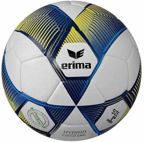 Erima Ibrid Futsal Pallone da calcio New Navy/giallo 4