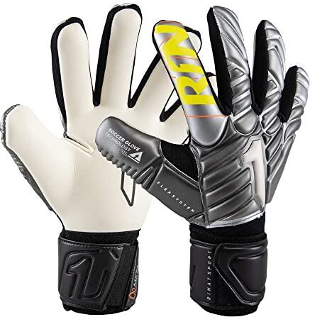 Rinat Meta GK, guanti da portiere Semi, grigio, adulto, unisex, taglia 7