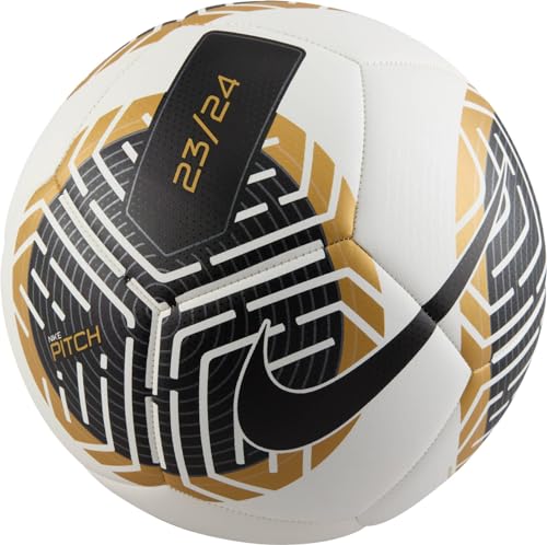 Nike Palla unisex Fa23, bianco/nero/oro/nero, , 3