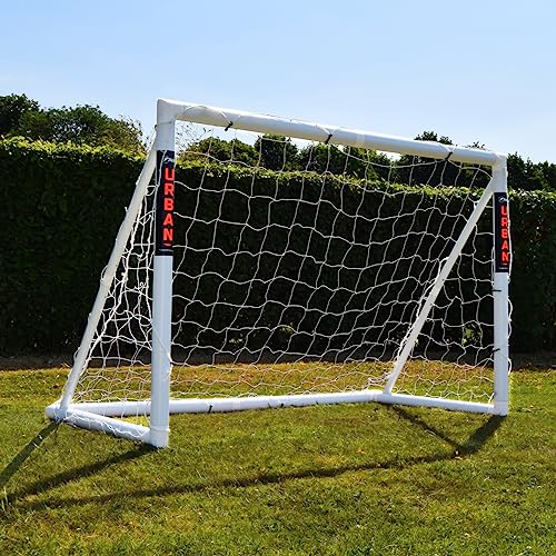 Football Flick Amazon Exclusive  Goal, porta da calcio per giardino, per tutte le stagioni, spessore 70 mm, in uPVC, sistema di bloccaggio integrato, 4 (6 x 4, 8 x 4, 8 x 6, 12 x 6),