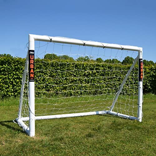 Football Flick Amazon Exclusive  Goal, porta da calcio per giardino, per tutte le condizioni atmosferiche, 70 mm, extra spesso, in uPVC, con sistema di chiusura integrato (6 x 4, 8 x 4, 8 x 6, 12 x 6),