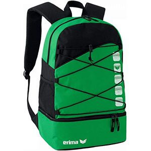 Erima Zaino Multifunzione Unisex CLUB 5 con Scomparto Inferiore (), Smeraldo/Nero, 1 Erima Zaino Multifunzione Unisex CLUB 5 con Scomparto Inferiore (), Smeraldo/Nero, 1