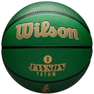 Wilson Pallone da Basket da Esterno NBA Player Icon, Giocatore Stella Lebron James, Presa Eccezionale e Utilizzo Adattabile, Colore: Verde/Bianco, Taglia: 7 Wilson Pallone da Basket da Esterno NBA Player Icon, Giocatore Stella Lebron James, Presa Eccezionale e Utilizzo Adattabile, Colore: Verde/Bianco, Taglia: 7