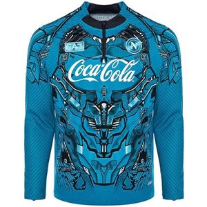 SSC NAPOLI Felpa Allenamento Azzurra 2025/2026, Prodotto Ufficiale, Felpa Calcio Adulto, XXL SSC NAPOLI Felpa Allenamento Azzurra 2025/2026, Prodotto Ufficiale, Felpa Calcio Adulto, XXL