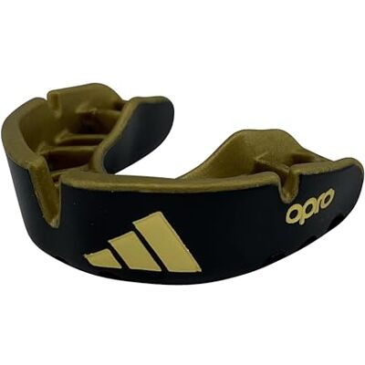 Adidas Paradenti Paradenti Adulto Boxe Rugby Hockey MMA Arti Marziali OPRO Oro (Nero, Senior) Adidas Paradenti Paradenti Adulto Boxe Rugby Hockey MMA Arti Marziali OPRO Oro (Nero, Senior)