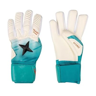 Derbystar Hydro Guanti da portiere Bianco/Turchese 10.5 Derbystar Hydro Guanti da portiere Bianco/Turchese 10.5