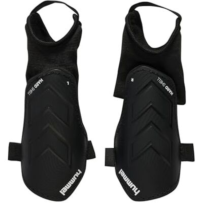 Hummel , hmlSHIN Guards Hard Shell, nero/bianco, XS Hummel , hmlSHIN Guards Hard Shell, nero/bianco, XS