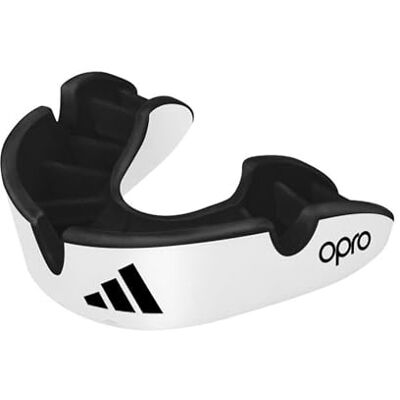 Adidas Paradenti Paradenti Gum Shield Adulto Boxe Rugby Hockey MMA Arti Marziali OPRO Argento (Bianco, Senior) Adidas Paradenti Paradenti Gum Shield Adulto Boxe Rugby Hockey MMA Arti Marziali OPRO Argento (Bianco, Senior)
