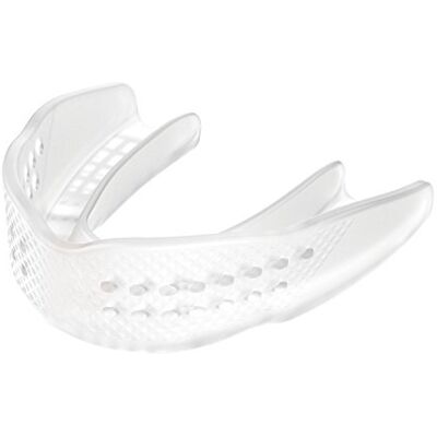Shock Doctor Paradenti Superfit – Easy Fit Strap/senza spalline – Vestibilità a basso profilo, perfetto per basket, hockey, lacrosse, tutti gli sport Shock Doctor Paradenti Superfit – Easy Fit Strap/senza spalline – Vestibilità a basso profilo, perfetto per basket, hockey, lacrosse, tutti gli sport