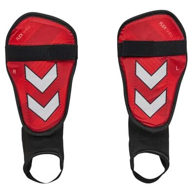 Hummel HML SHIN GUARDS FLEX SHELL HML PARASTINCHI FLEX SHELL Unisex-Adulto, POMPEIAN RED, L - Hummel HML SHIN GUARDS FLEX SHELL HML PARASTINCHI FLEX SHELL Unisex-Adulto, POMPEIAN RED, L -