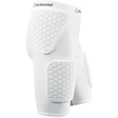 McDavid 757 THUDD HexPad, Pantaloni per Basket/Pallamano Uomo, Uomo, Bianco, S McDavid 757 THUDD HexPad, Pantaloni per Basket/Pallamano Uomo, Uomo, Bianco, S