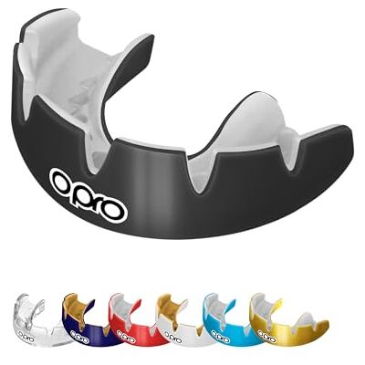 Opro Paradenti per Apparecchi Ortodontici Instant Custom-Fit Paradenti per Boxe, MMA, Rugby, Hockey Automodellante Protezione Dentale per Adulti (Età 10+) Con Garanzia Dentale Opro Paradenti per Apparecchi Ortodontici Instant Custom-Fit Paradenti per Boxe, MMA, Rugby, Hockey Automodellante Protezione Dentale per Adulti (Età 10+) Con Garanzia Dentale