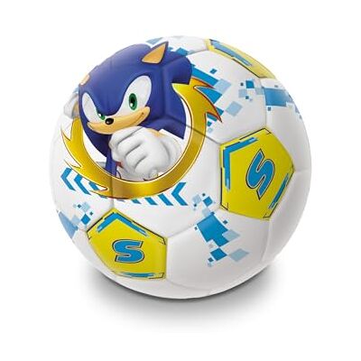 Mondo Toys Pallone da Calcio Cucito SONIC Prodotto Ufficiale SGONFIO misura 5-300 g Mondo Toys Pallone da Calcio Cucito SONIC Prodotto Ufficiale SGONFIO misura 5-300 g
