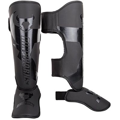 VENUM Ringhorns Charger, Parastinchi Unisex Adulto, Nero/Nero, M VENUM Ringhorns Charger, Parastinchi Unisex Adulto, Nero/Nero, M
