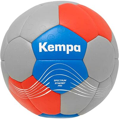 Kempa Spectrum Synergy Pro Pallamano Spielball und Trainingsball mit einzigartiger 30-Panel-Konstruktion Ball für Kinder und Erwachsene, grigio freddo/blu scamosciato, 2 Kempa Spectrum Synergy Pro Pallamano Spielball und Trainingsball mit einzigartiger 30-Panel-Konstruktion Ball für Kinder und Erwachsene, grigio freddo/blu scamosciato, 2