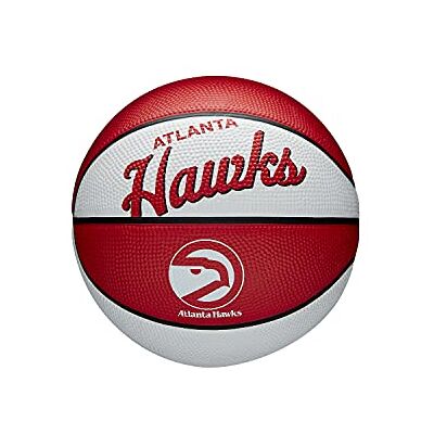 Mini pallone da basket Wilson Atlanta Hawks - Esterno retrò - Adulti Mini pallone da basket Wilson Atlanta Hawks - Esterno retrò - Adulti