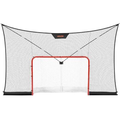 VEVOR Set di Attrezzatura Porta con Rete di Hockey 366 x 213 cm Portatile, Attrezzatura Bersaglio di Porta per Allenamento Hockey Eventi Sportivi Aste di Supporto in Fibra di Vetro, Rete Bersaglio VEVOR Set di Attrezzatura Porta con Rete di Hockey 366 x 213 cm Portatile, Attrezzatura Bersaglio di Porta per Allenamento Hockey Eventi Sportivi Aste di Supporto in Fibra di Vetro, Rete Bersaglio