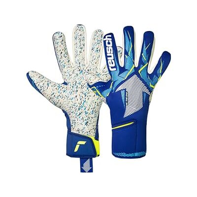 Reusch Guanti da portiere professionali da uomo, adulti, presa forte, schiuma adesiva professionale da 4 mm, vestibilità precisa e stabilità, per allenamento e gioco, erba artificiale e erba naturale Reusch Guanti da portiere professionali da uomo, adulti, presa forte, schiuma adesiva professionale da 4 mm, vestibilità precisa e stabilità, per allenamento e gioco, erba artificiale e erba naturale