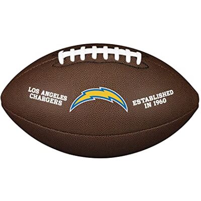 Wilson WTF1748XBLAC Palla da Football Americano NFL TEAM LOGO, Misura Ufficiale, Pelle Composita Wilson WTF1748XBLAC Palla da Football Americano NFL TEAM LOGO, Misura Ufficiale, Pelle Composita