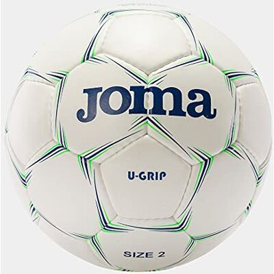 Joma B2 Palla u-Grip, Unisex-Adult, Bianco/Verde Joma B2 Palla u-Grip, Unisex-Adult, Bianco/Verde