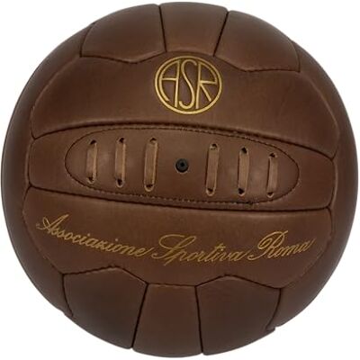 AS Roma Pallone, Retro in Pelle, Size 5 AS Roma Pallone, Retro in Pelle, Size 5