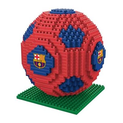 FOCO Con licenza ufficiale FC Barcelona modello di pallone da calcio BRXLZ da costruire con mattoncini 3D FOCO Con licenza ufficiale FC Barcelona modello di pallone da calcio BRXLZ da costruire con mattoncini 3D